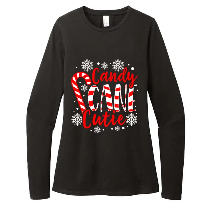 Candy Cane Cutie Cute Christmas Holiday Sweet Precious Womens CVC Long Sleeve Shirt