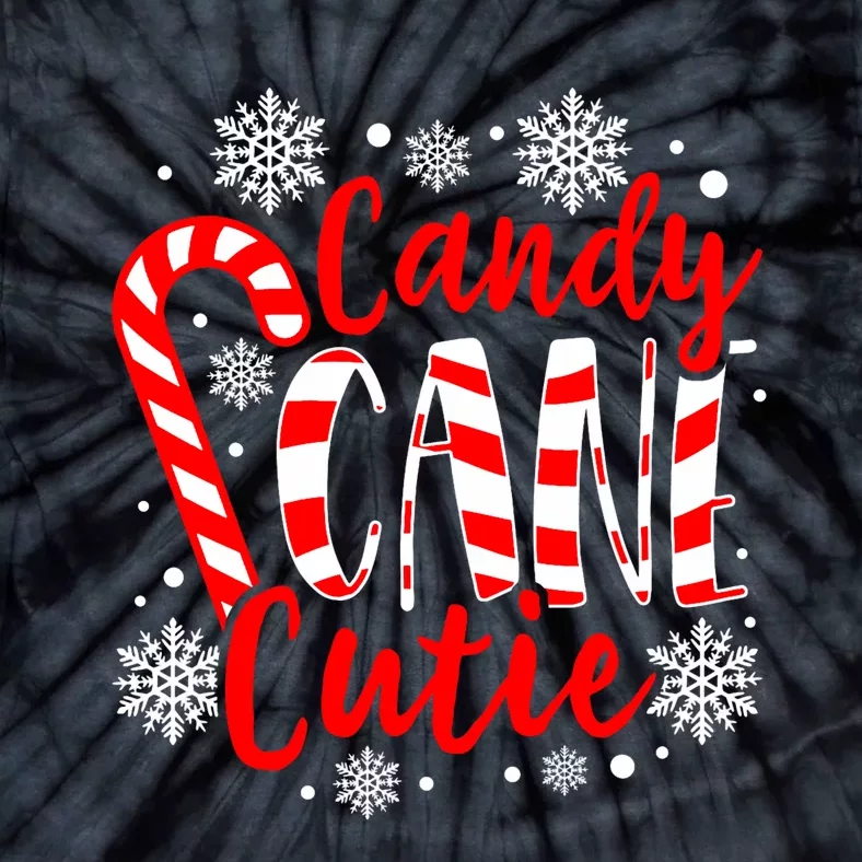 Candy Cane Cutie Cute Christmas Holiday Sweet Precious Tie-Dye T-Shirt