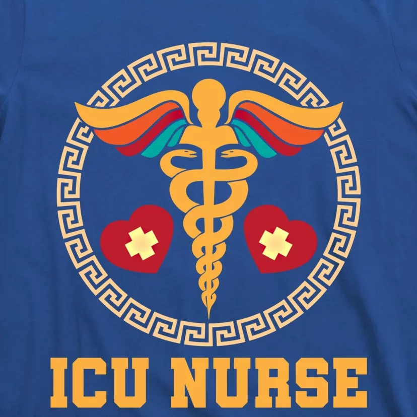 Clinic Caretaker Caduceus Hospital Registered Icu Nurse Cute Gift T-Shirt