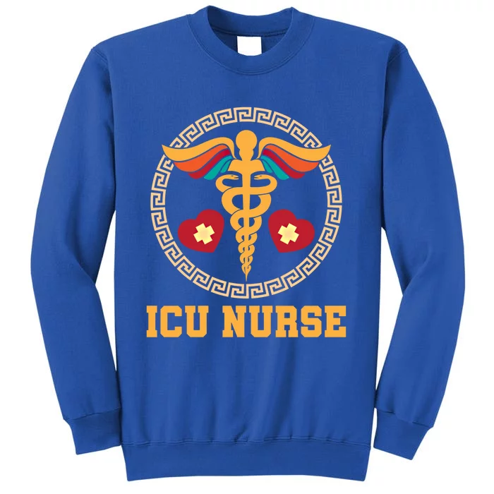 Clinic Caretaker Caduceus Hospital Registered Icu Nurse Cute Gift Tall Sweatshirt