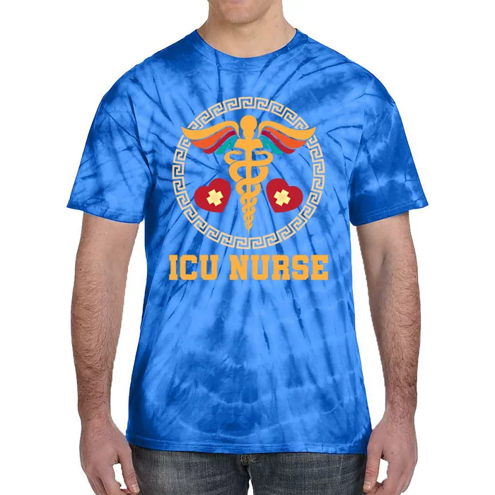 Clinic Caretaker Caduceus Hospital Registered Icu Nurse Cute Gift Tie-Dye T-Shirt