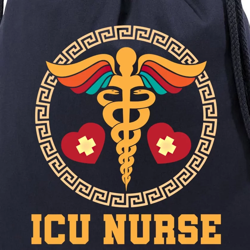 Clinic Caretaker Caduceus Hospital Registered Icu Nurse Cute Gift Drawstring Bag