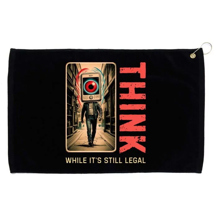 Conservative Cancel Culture Think While Its Still Legal Grommeted Golf Towel