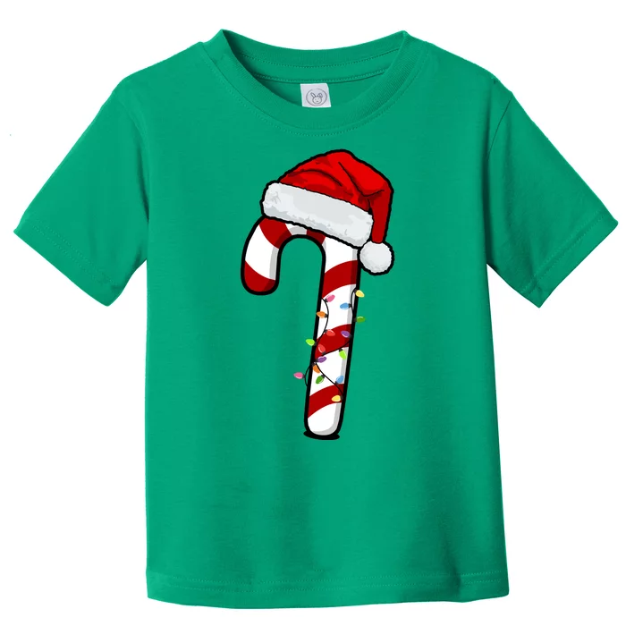 Christmas Candy Cane Holiday Toddler T-Shirt