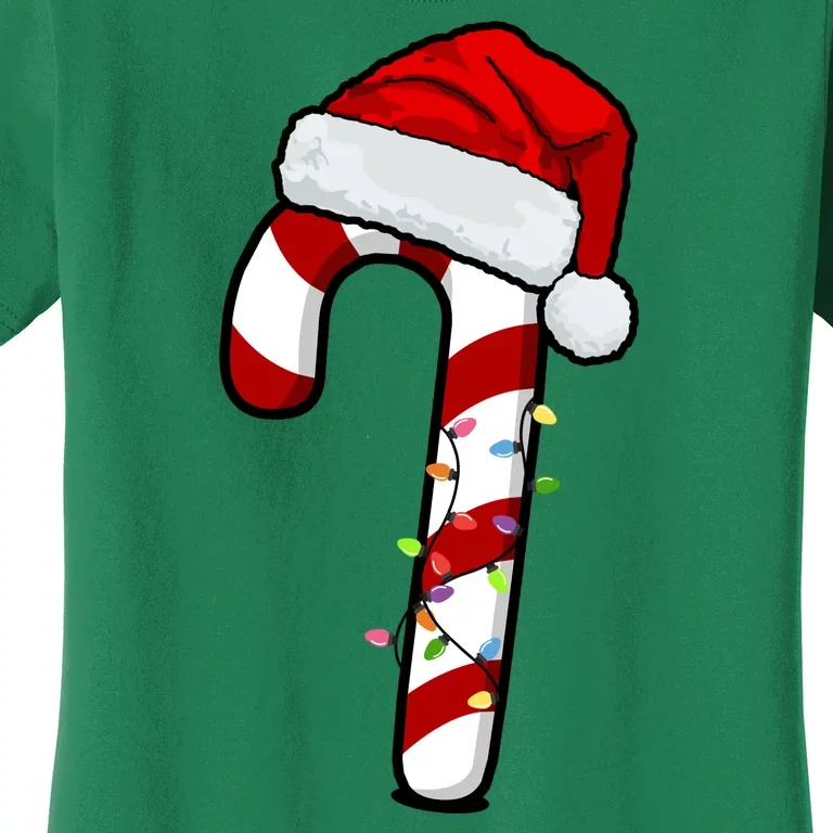 Christmas Candy Cane Holiday Women's T-Shirt