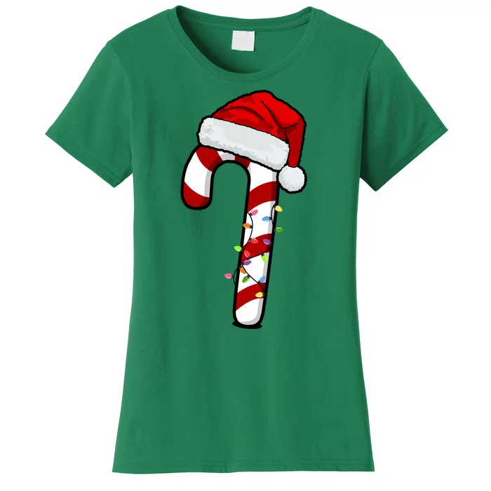 Christmas Candy Cane Holiday Women's T-Shirt