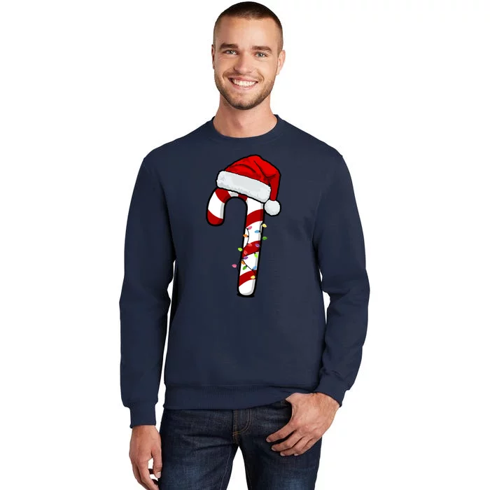 Christmas Candy Cane Holiday Tall Sweatshirt