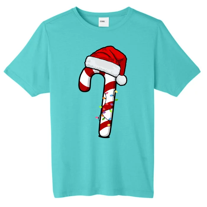 Christmas Candy Cane Holiday ChromaSoft Performance T-Shirt