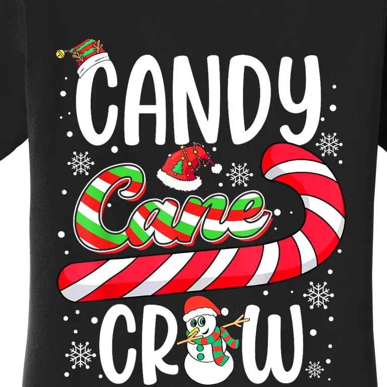 Candy Cane Crew Christmas Xmas Love Candy Girls Women's T-Shirt