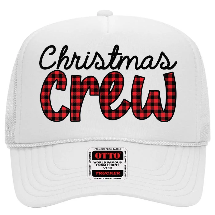 Christmas Crew High Crown Mesh Trucker Hat