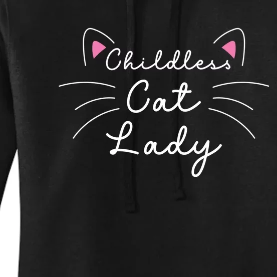 Cute Childless Cat Ladies Childless Cat Lady Women's Pullover Hoodie