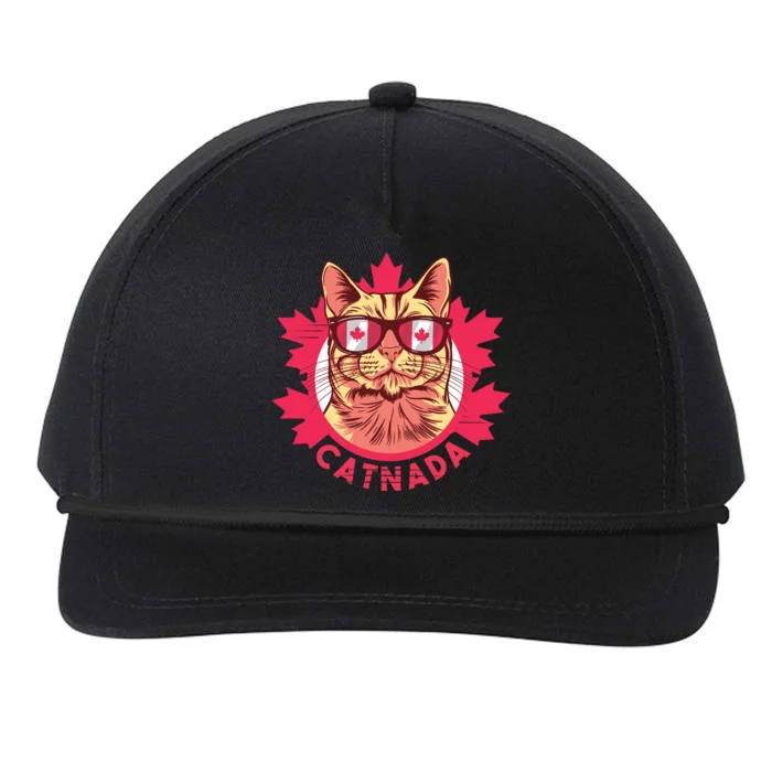 Canadian Cat Snapback Five-Panel Rope Hat