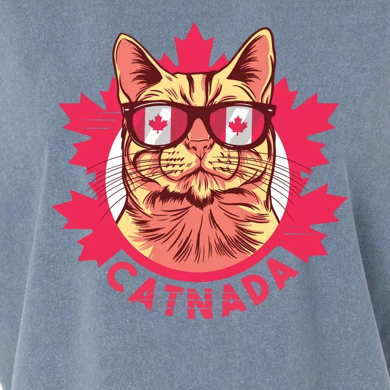 Canadian Cat Garment-Dyed Women's Muscle Tee