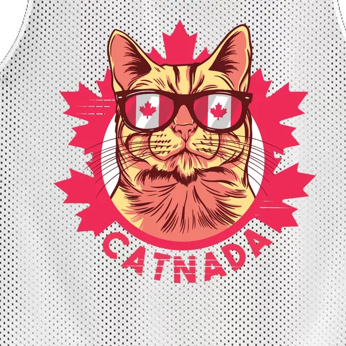 Canadian Cat Mesh Reversible Basketball Jersey Tank