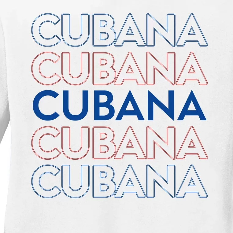 Cubana Classic Ladies Long Sleeve Shirt