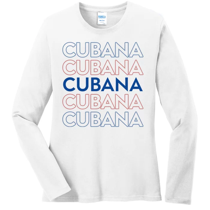 Cubana Classic Ladies Long Sleeve Shirt