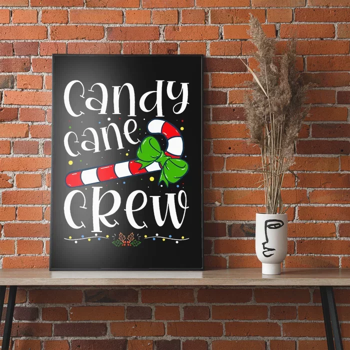 Candy Cane Crew Funny Christmas Candy Lover Xmas Poster