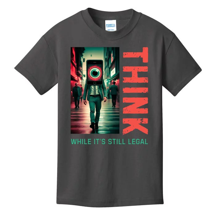 Conservative Cancel Culture Think While Its Still Legal Kids T-Shirt