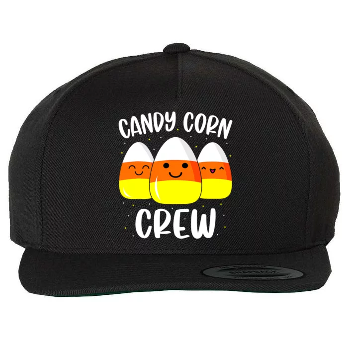 Candy Corn Crew Halloween Costume Friends Wool Snapback Cap