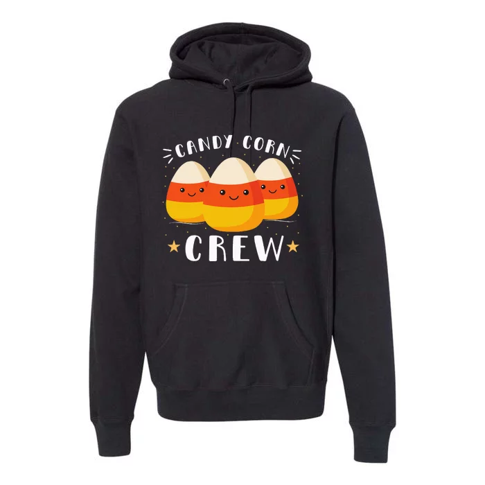 Candy Corn Crew Halloween Costume Friends Premium Hoodie