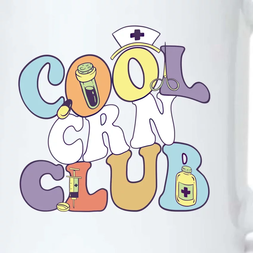 Cool Crn Club Registered Nurse Medical Practitioner Groovy Cute Gift Black Color Changing Mug