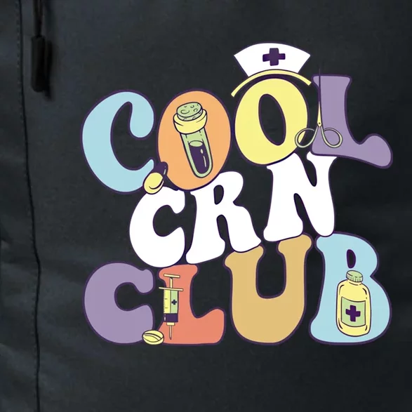 Cool Crn Club Registered Nurse Medical Practitioner Groovy Cute Gift Daily Commute Backpack