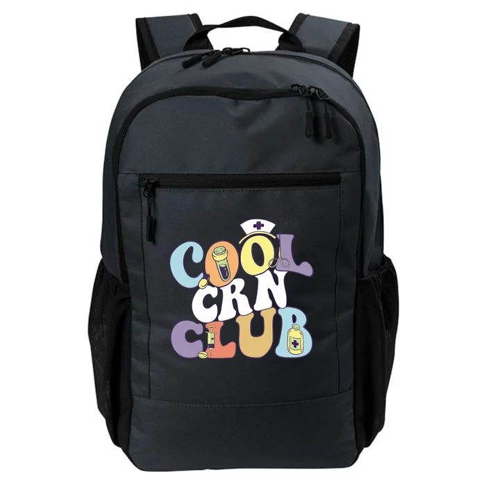 Cool Crn Club Registered Nurse Medical Practitioner Groovy Cute Gift Daily Commute Backpack