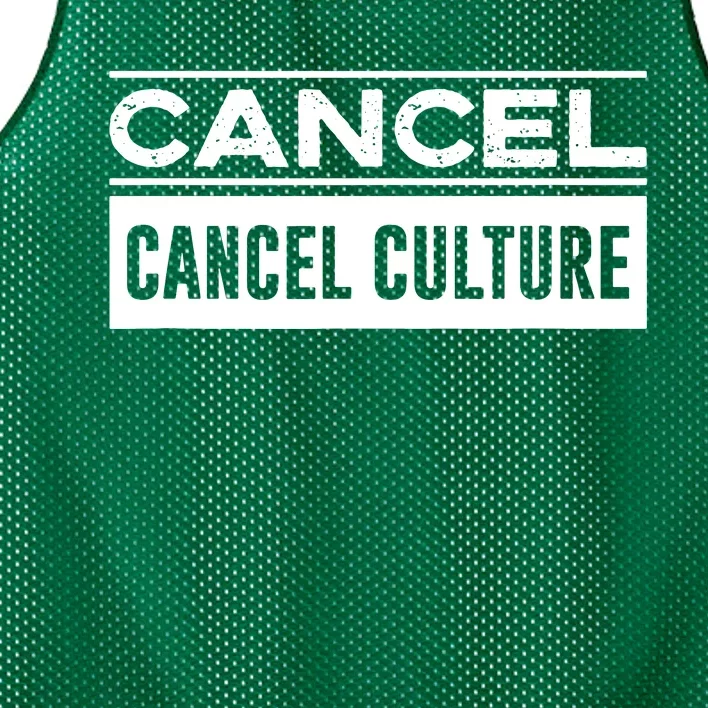 Cancel Cancel Culture Mesh Reversible Basketball Jersey Tank