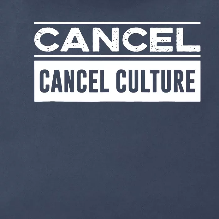 Cancel Cancel Culture Zip Tote Bag