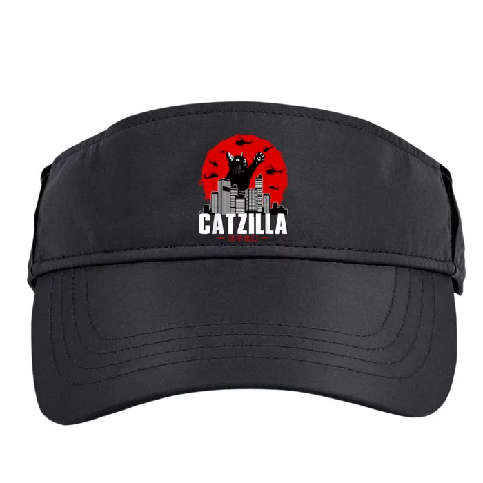 Catzilla Cute Cat Stuff For Cat Lover Cat Mom Cat Dad Adult Drive Performance Visor