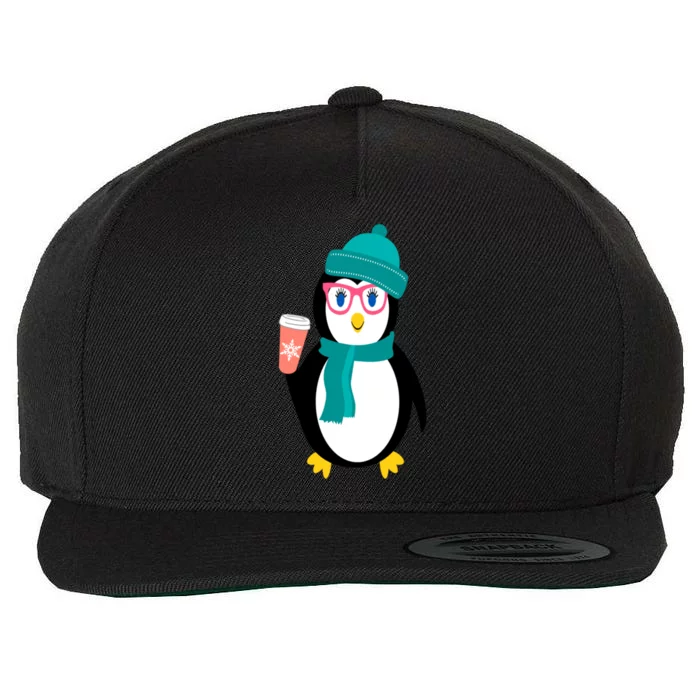 Cute Chillin Christmas Holiday Gift For Penguin Lovers Funny Gift Wool Snapback Cap