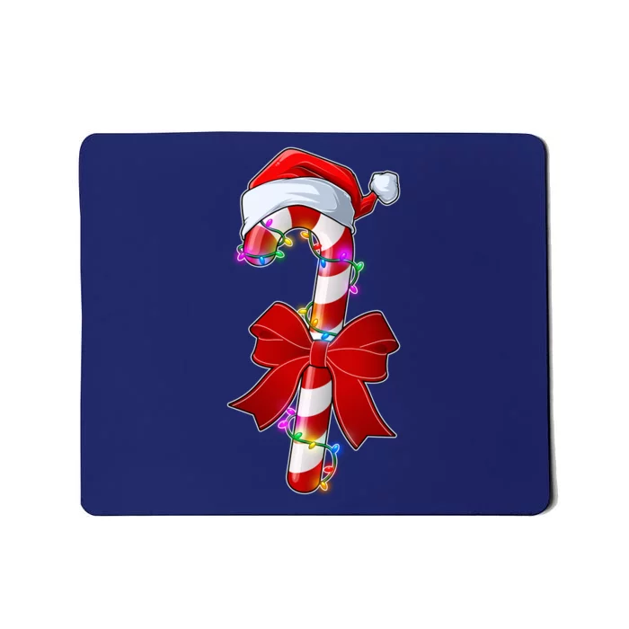 Cute Christmas Candy Cane Mousepad