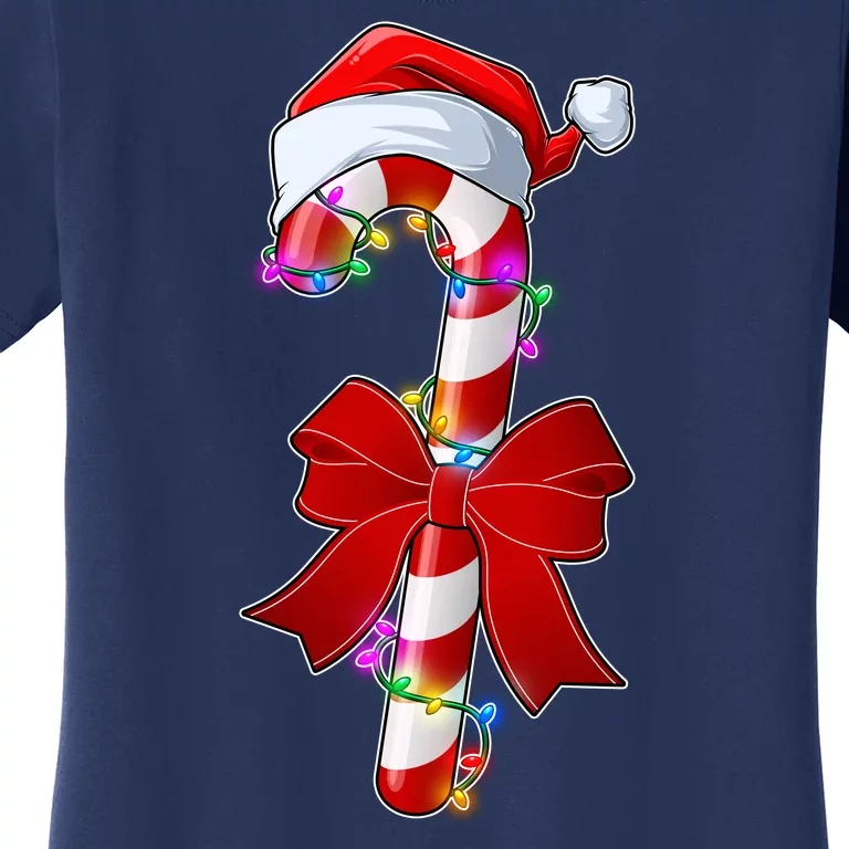 Cute Christmas Candy Cane Women's T-Shirt