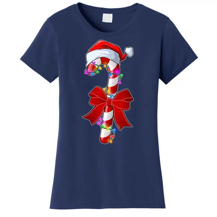 Cute Christmas Candy Cane Women's T-Shirt