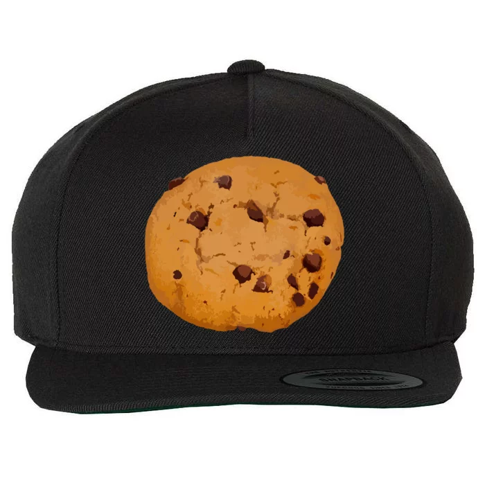 Chocolate Chip Cookie Wool Snapback Cap