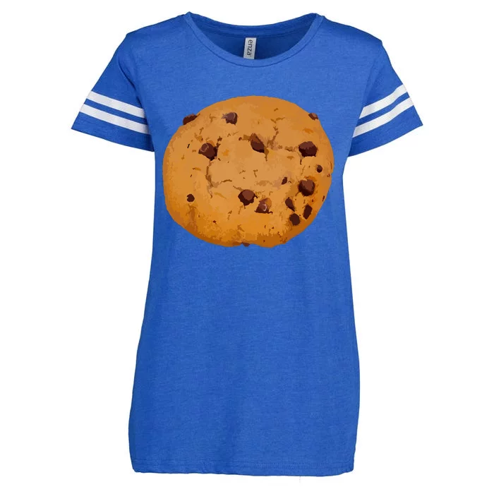 Chocolate Chip Cookie Enza Ladies Jersey Football T-Shirt