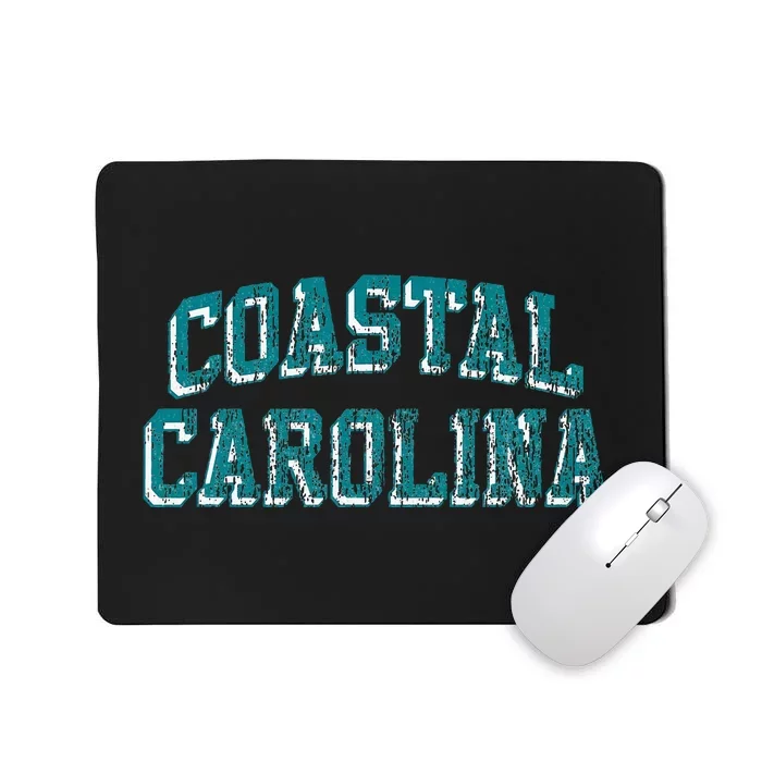 Coastal Carolina Chanticleers Retro Arch Logo Mousepad