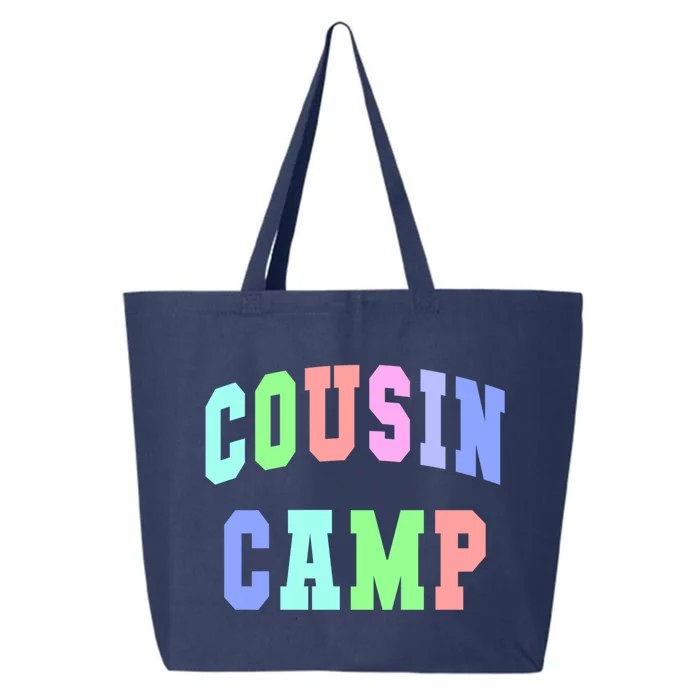 College Cousin Camp Aunt Team Family Vibes Best Ever Gift 25L Jumbo Tote