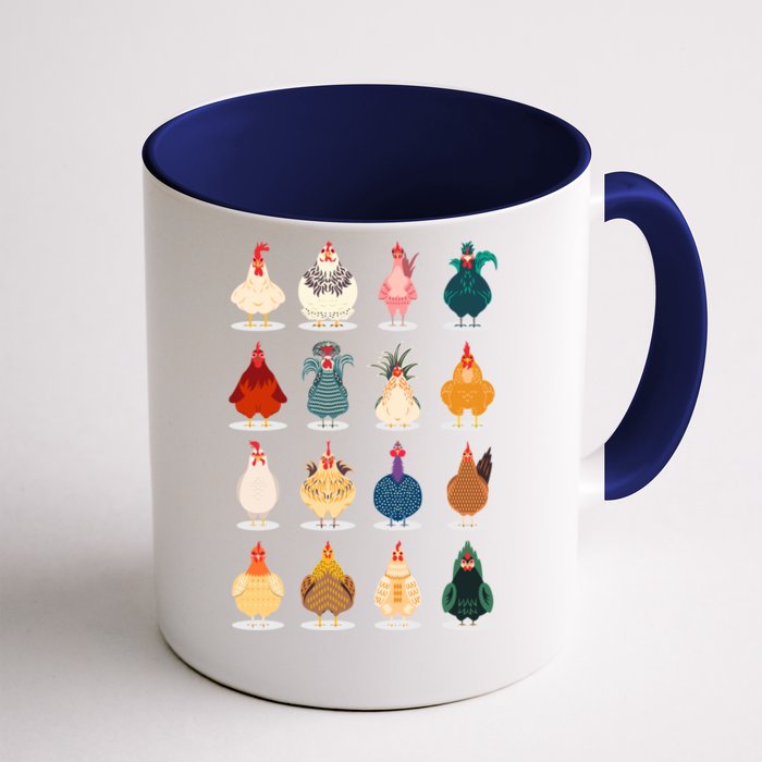 Cute Chicken Front & Back Coffee Mug