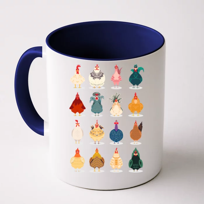 Cute Chicken Front & Back Coffee Mug