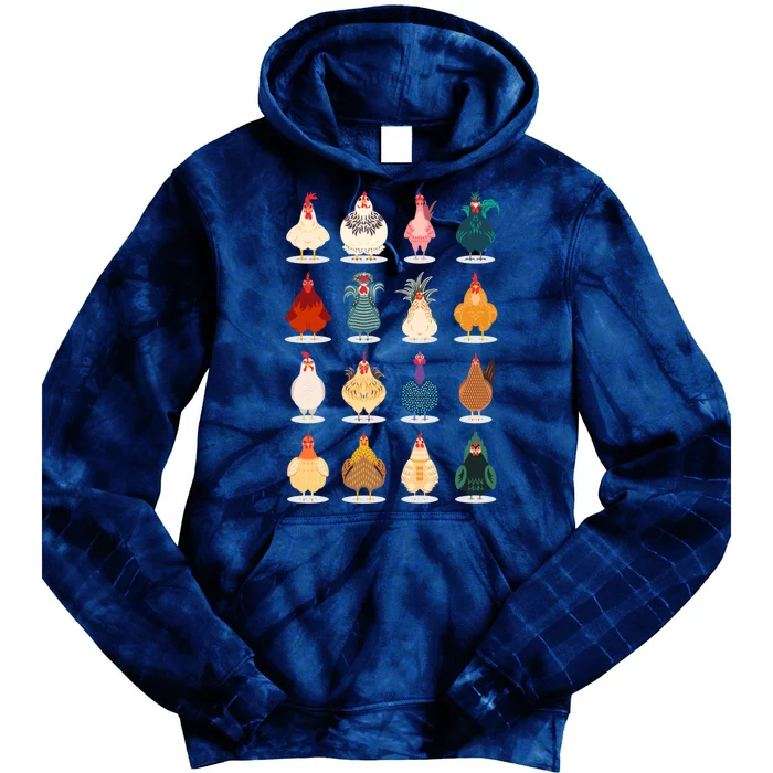 Cute Chicken Tie Dye Hoodie