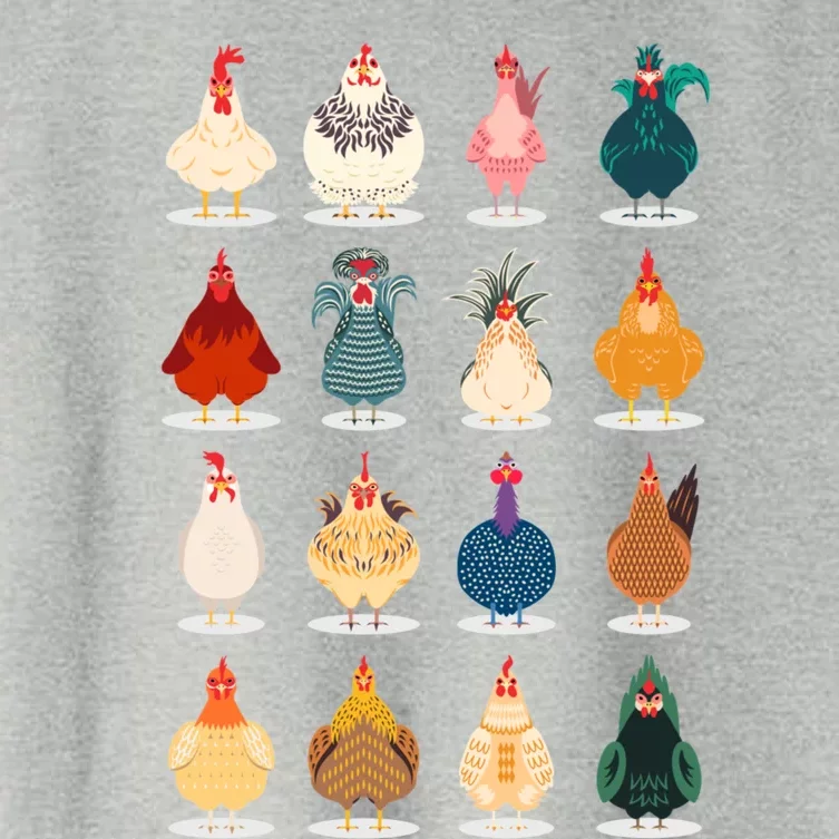 Cute Chicken Women's Crop Top Tee