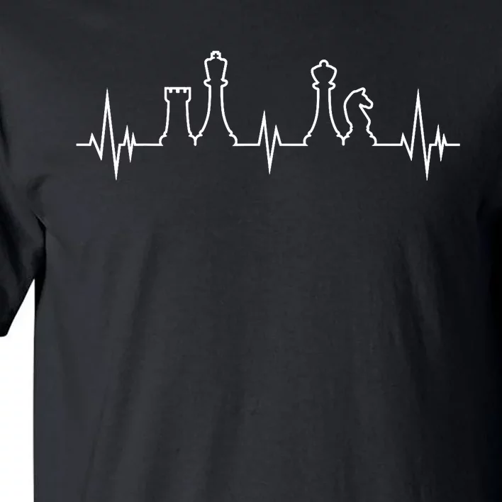 Chess, Chess Club, Chess Heartbeat Tall T-Shirt