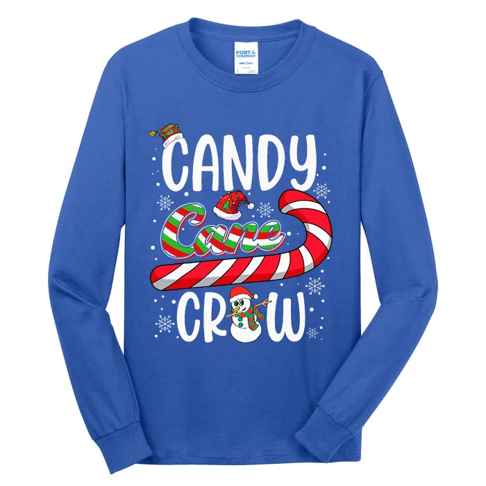 Candy Cane Crew Christmas Xmas Love Candy Tall Long Sleeve T-Shirt