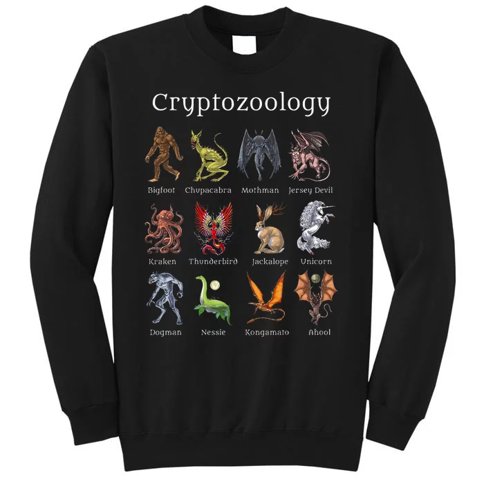 Cryptozoology Cryptid Creatures Fantasy Mythical Monsters Sweatshirt