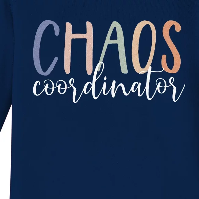 Chaos Coordinator Baby Long Sleeve Bodysuit