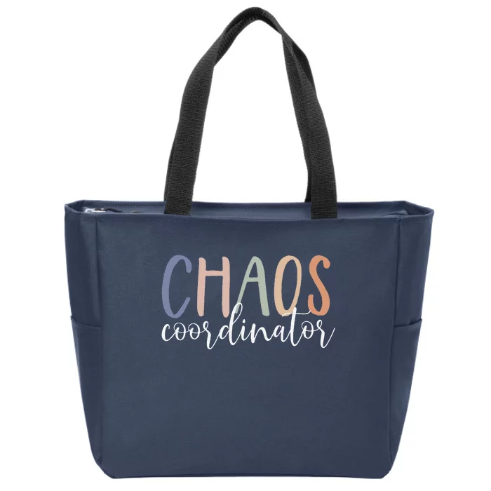 Chaos Coordinator Zip Tote Bag