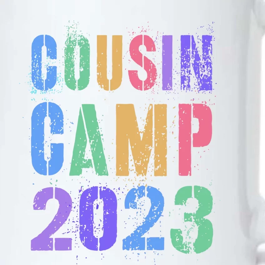 Crazy Cousin Camp Grandma Grandpa Sleepaway Summer Camping Cool Gift Black Color Changing Mug