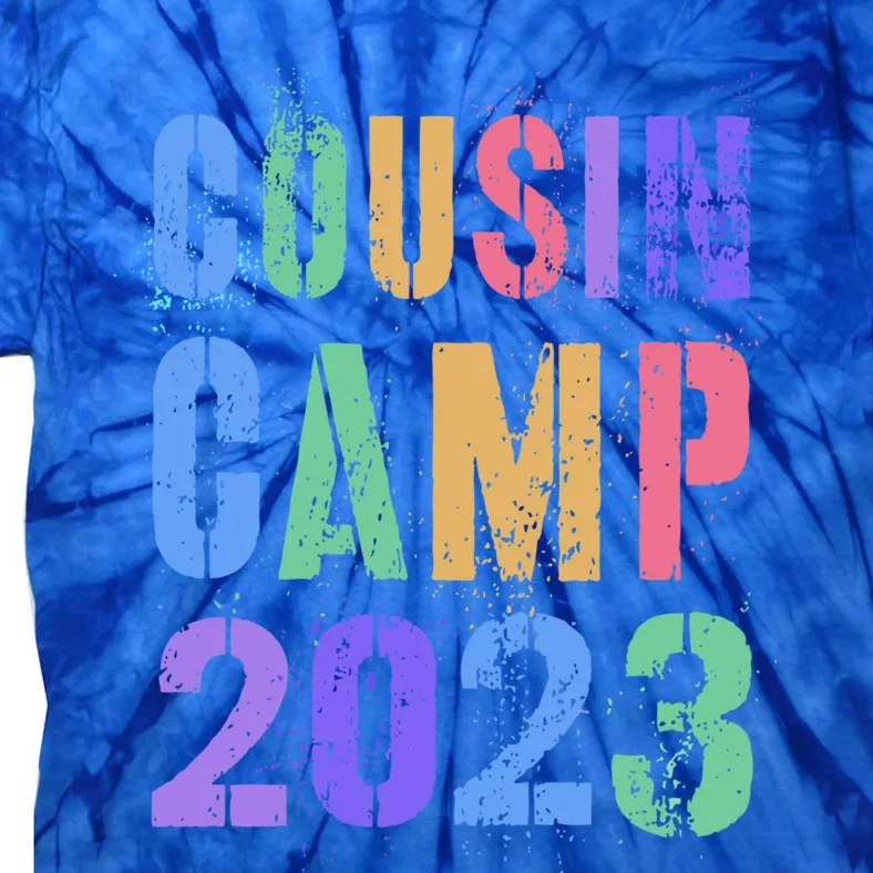 Crazy Cousin Camp Grandma Grandpa Sleepaway Summer Camping Cool Gift Tie-Dye T-Shirt