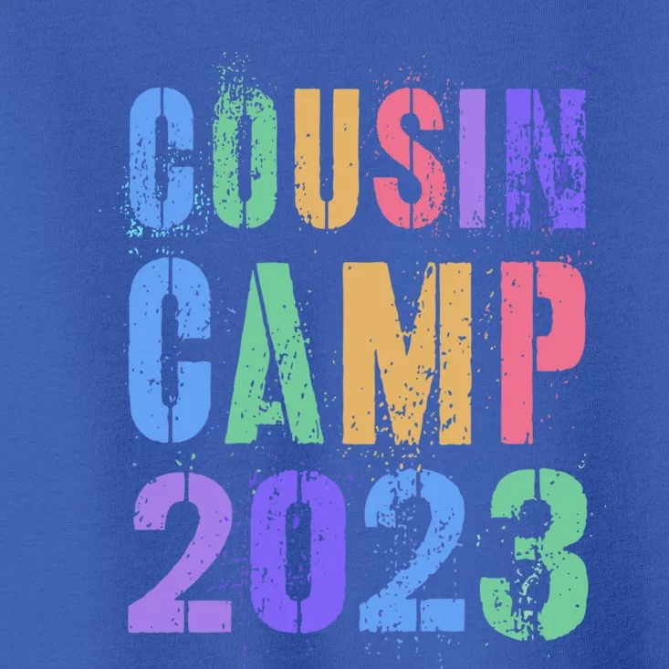 Crazy Cousin Camp Grandma Grandpa Sleepaway Summer Camping Cool Gift Toddler T-Shirt